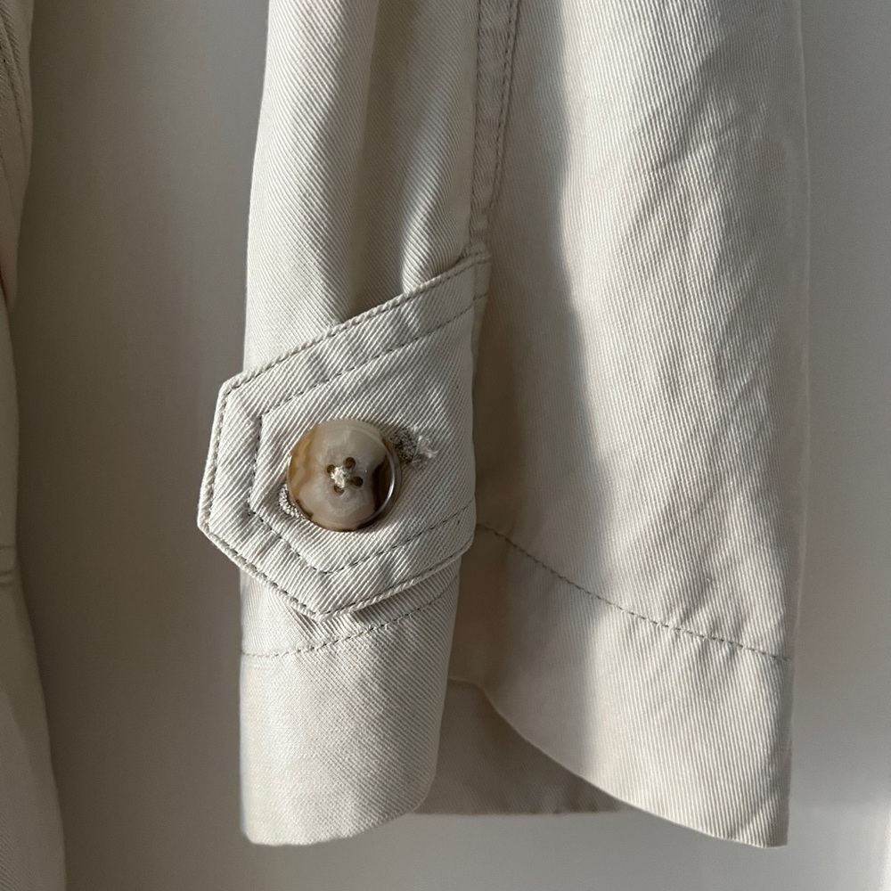 Madewell Classic Cream Trench Coat - Picture 6 of 7